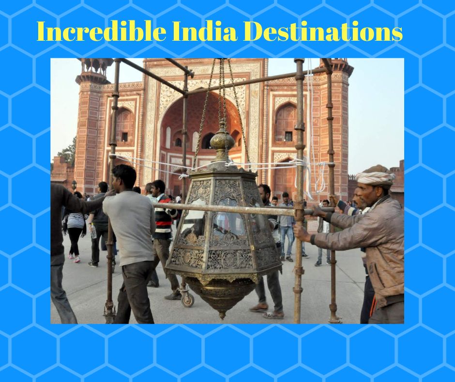 Lord Curzon’s chandelier reinstalled inside Taj Mahal