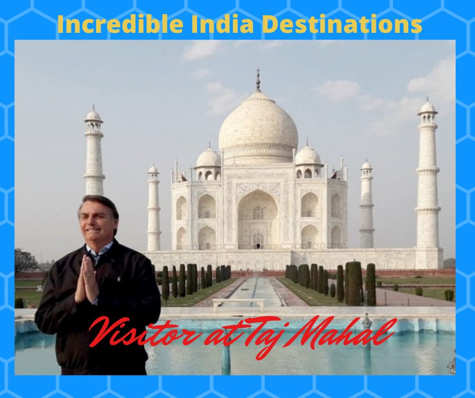 President of Brazil visited Taj Mahal