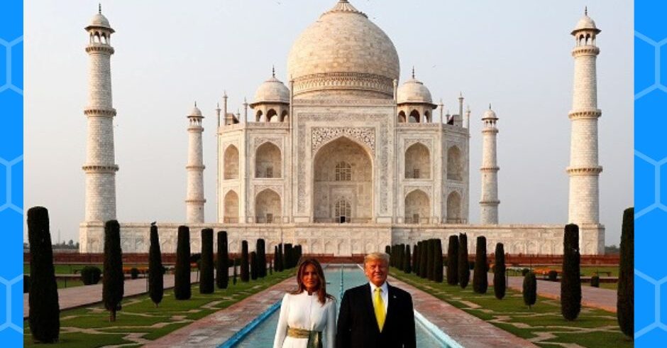 President Donald Trump visited Taj Mahal